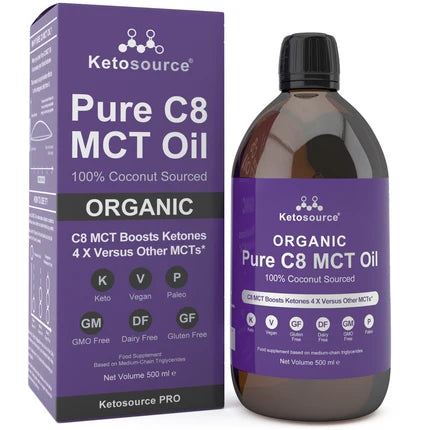 Ketosource Tīra C8 MCT eļļa